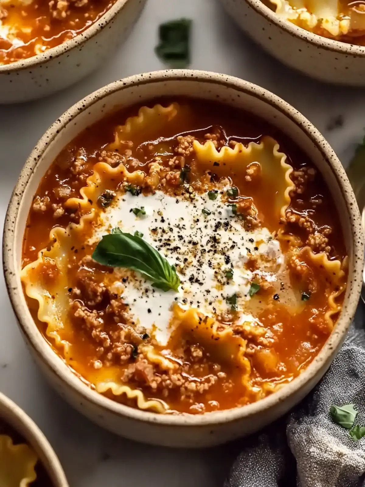 Lasagna Soup