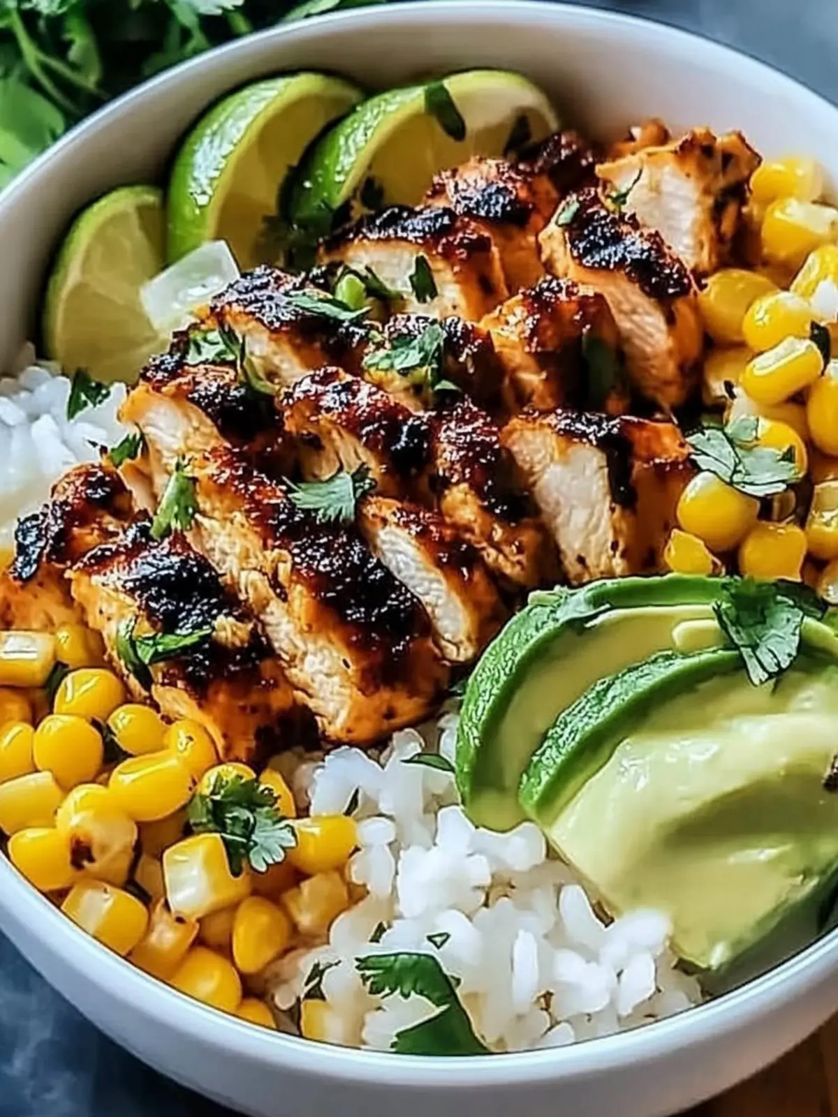 Street Corn Chicken Rice Bowl Recipe