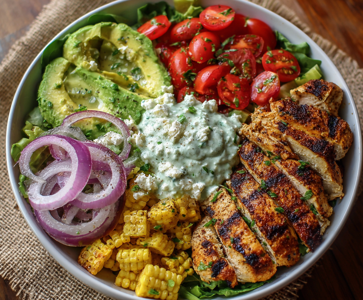 Grilled Chicken Avocado Power Bowl