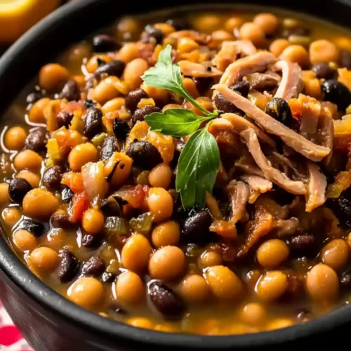 Black Eyed Peas with Smoked Turkey