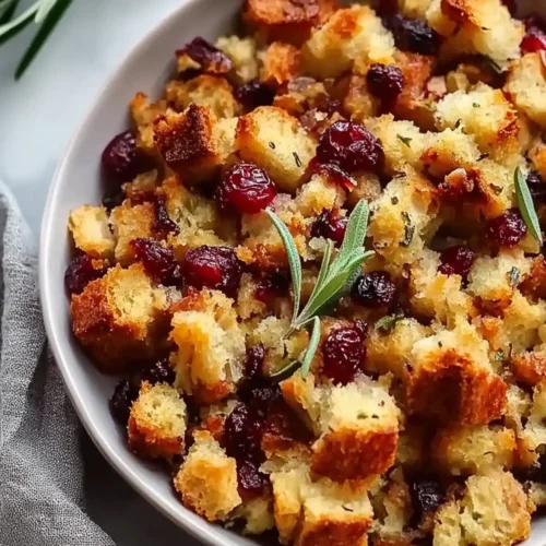 Traditional Cranberry Stuffing