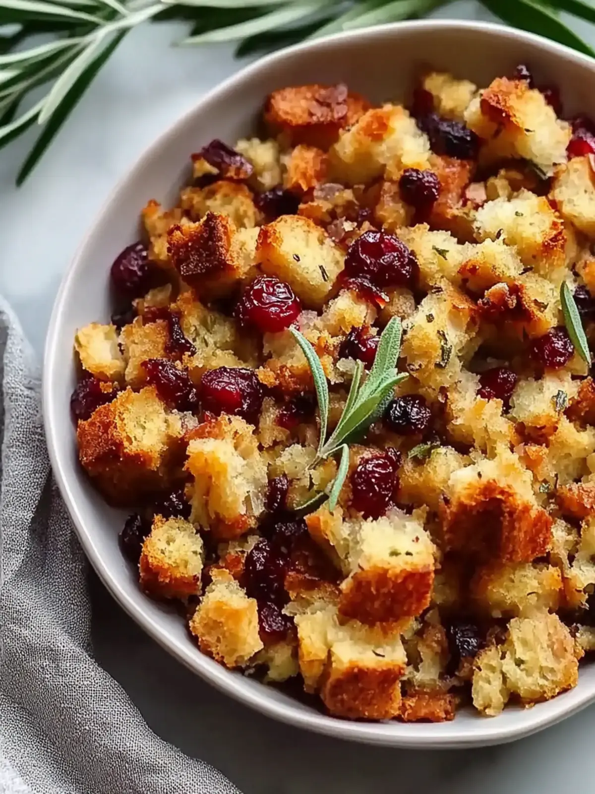 Delicious Traditional Cranberry Stuffing for Your Feast | Delicio ...