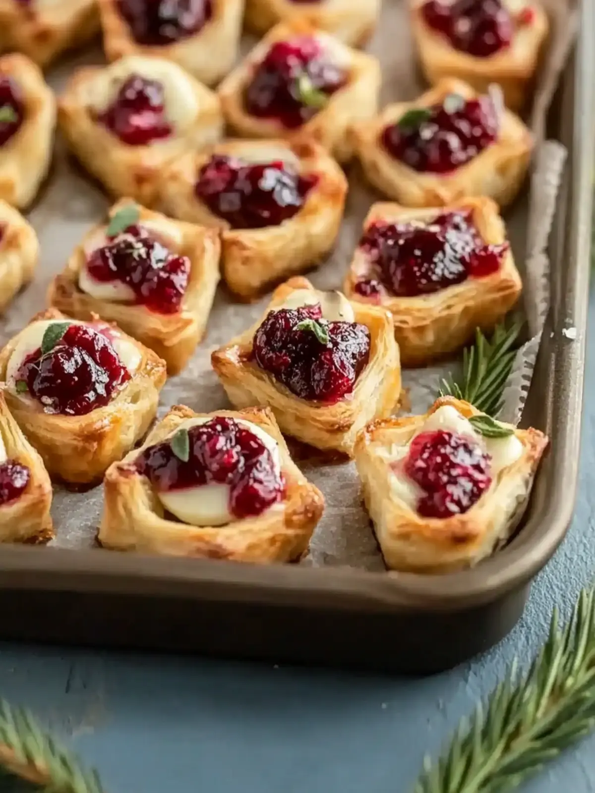 Cranberry Brie Bites