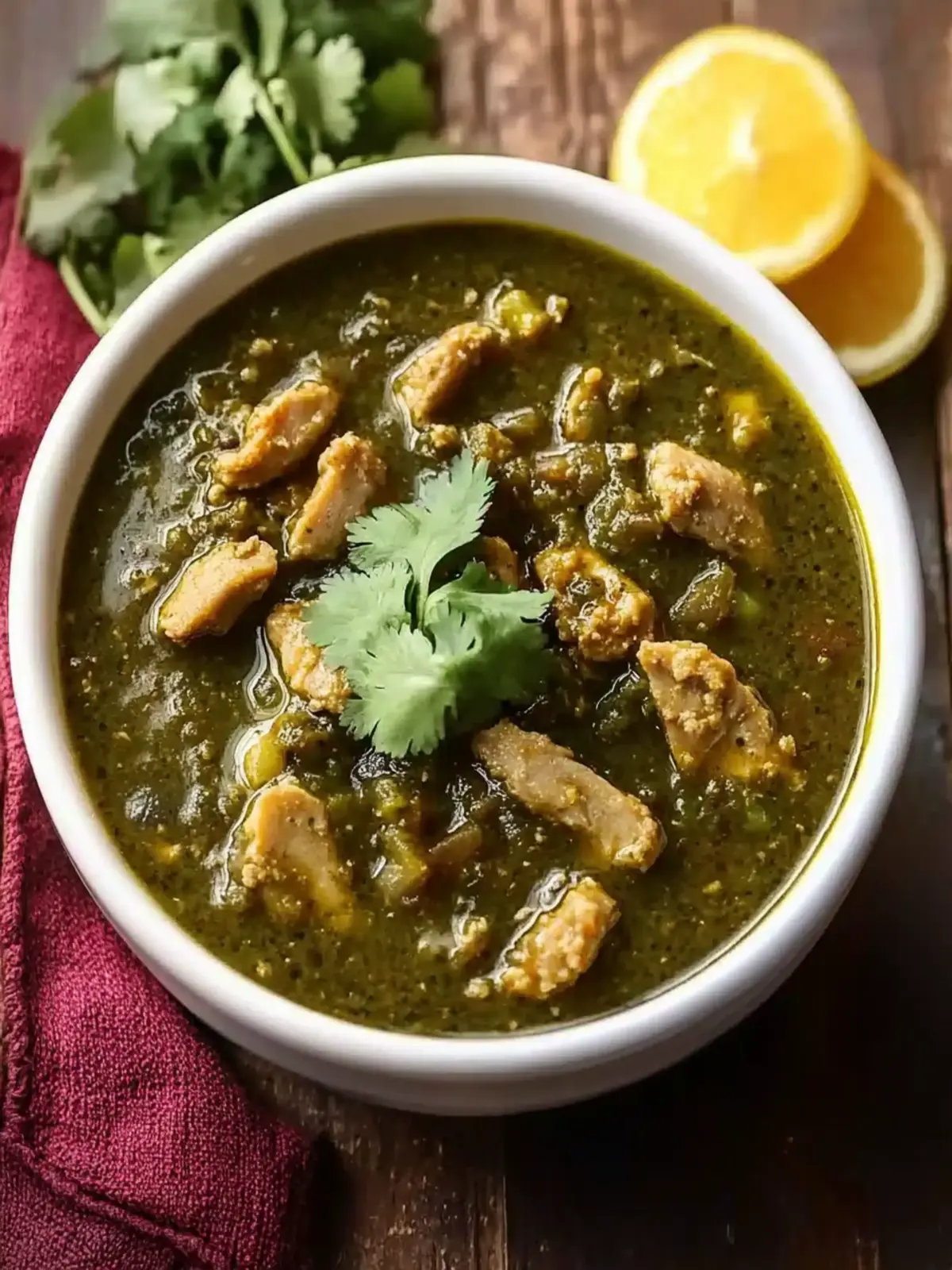 Simple Turkey Chili Verde