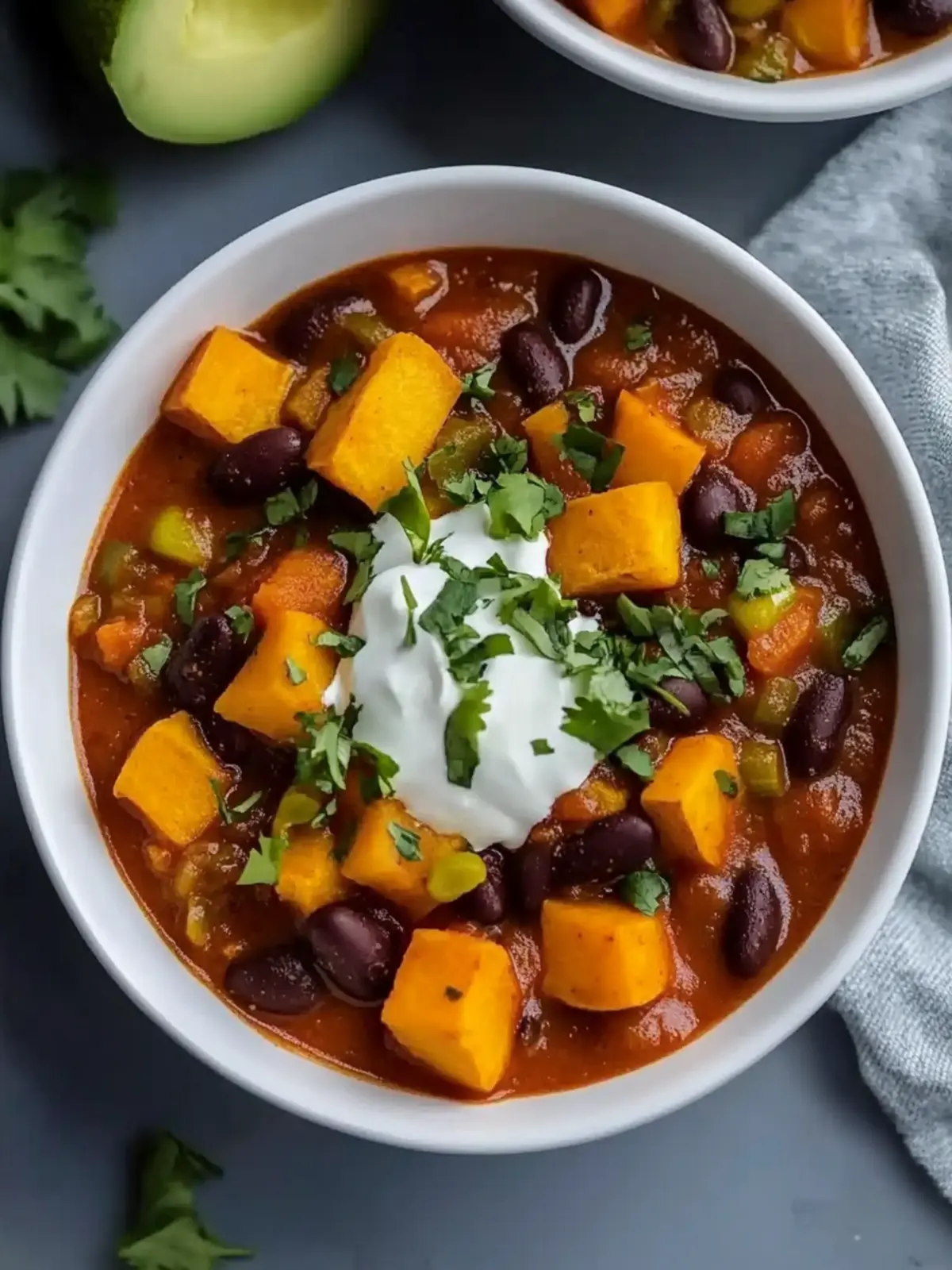 Slow Cooker Sweet Potato Chili