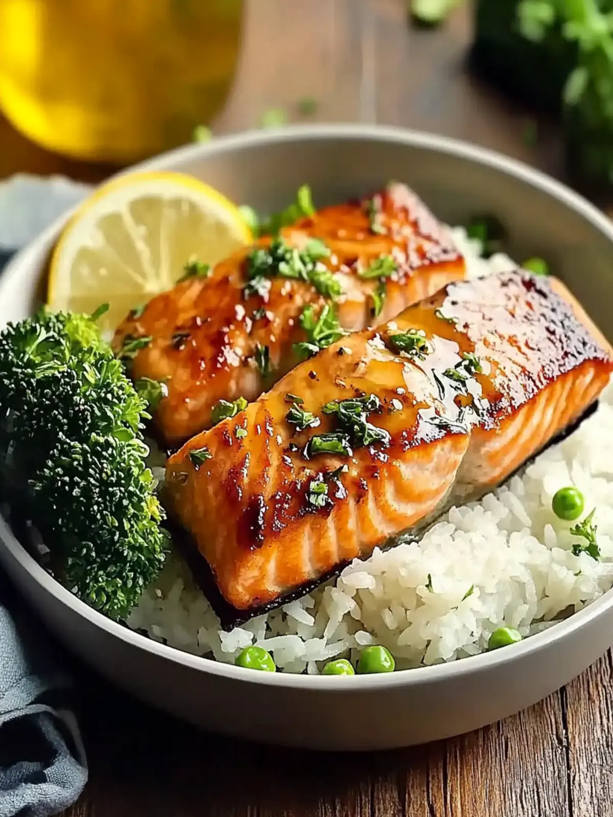 Air Fryer Honey Garlic Salmon
