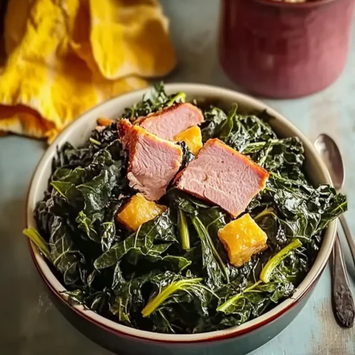 Spicy Collard Greens with Smoked Turkey
