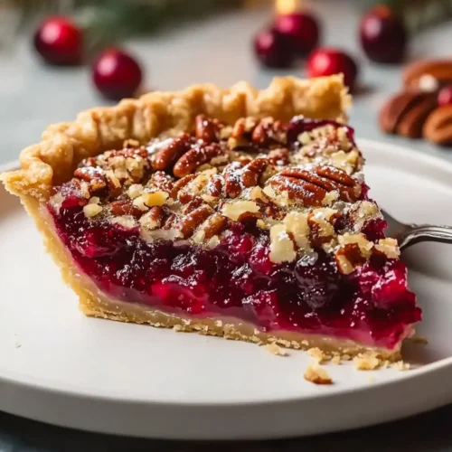 Cranberry Pecan Pie