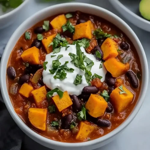 Slow Cooker Sweet Potato Chili