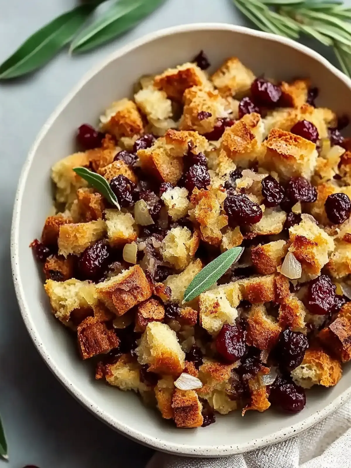 Traditional Cranberry Stuffing