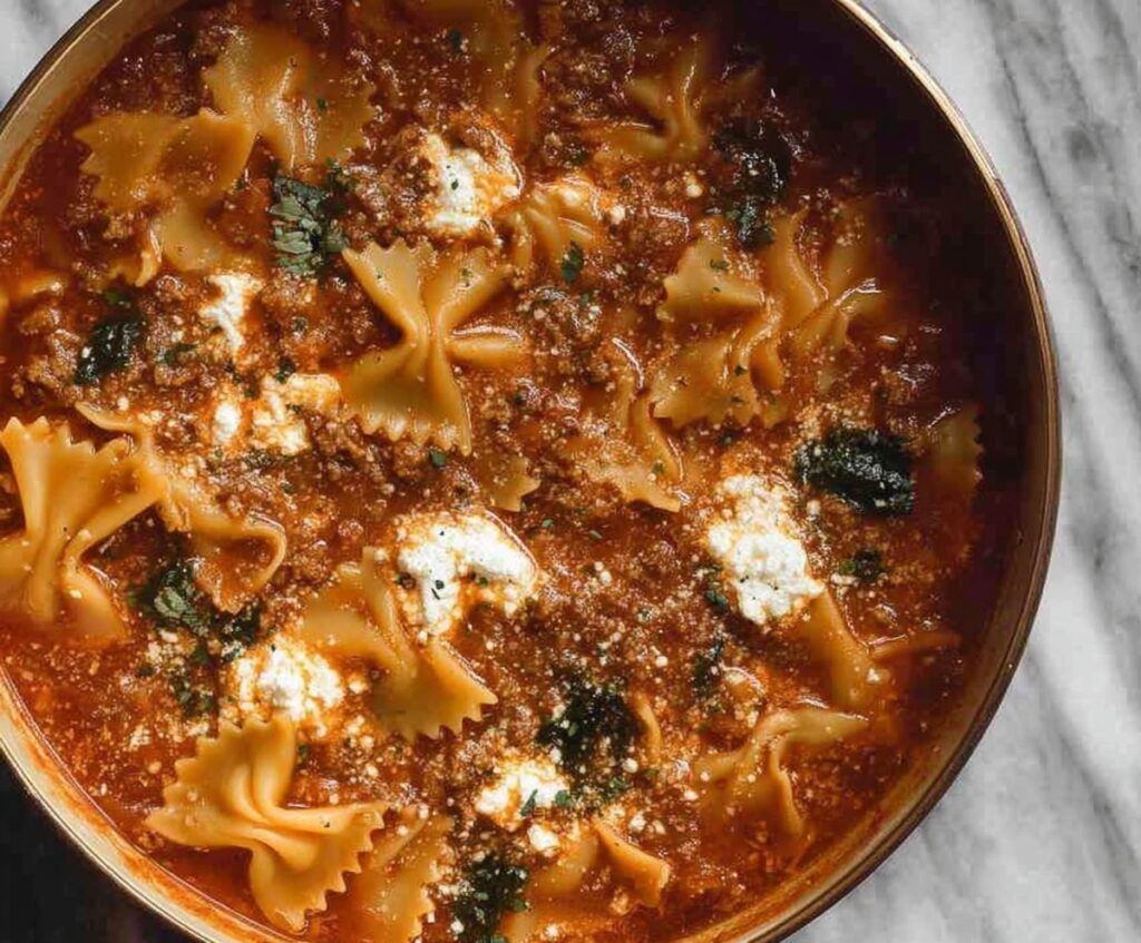 lasagna soup