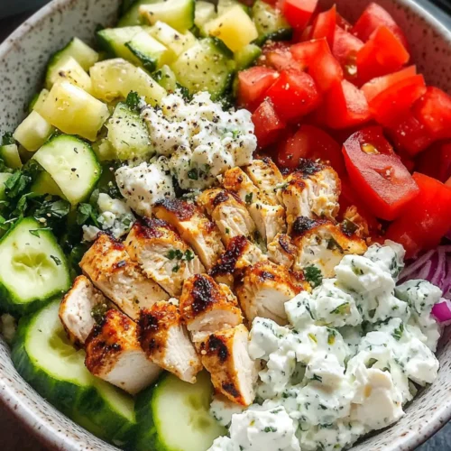 Greek Chicken Bowls