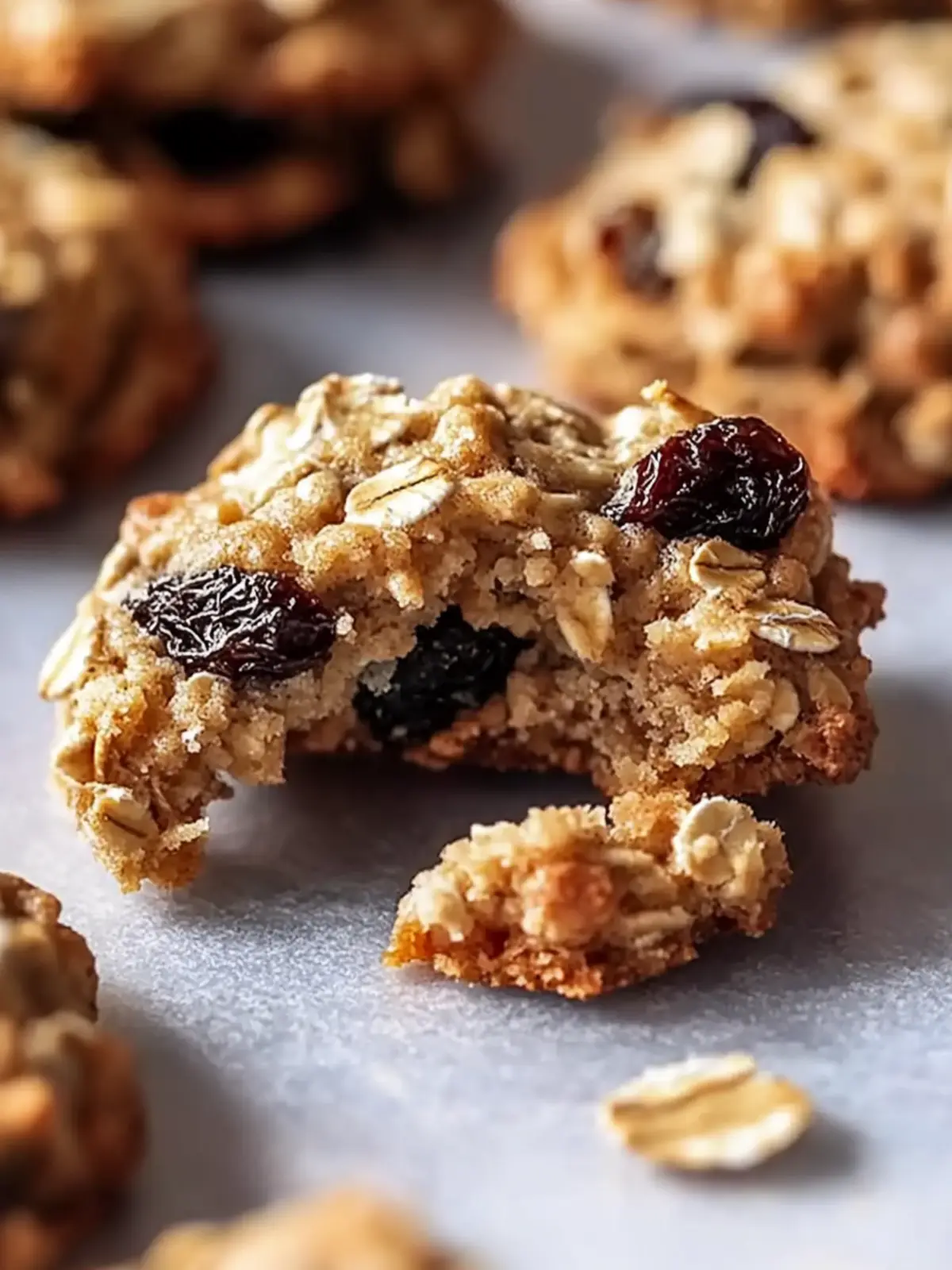 Gluten-Free Oatmeal Yogurt Raisin Cookies