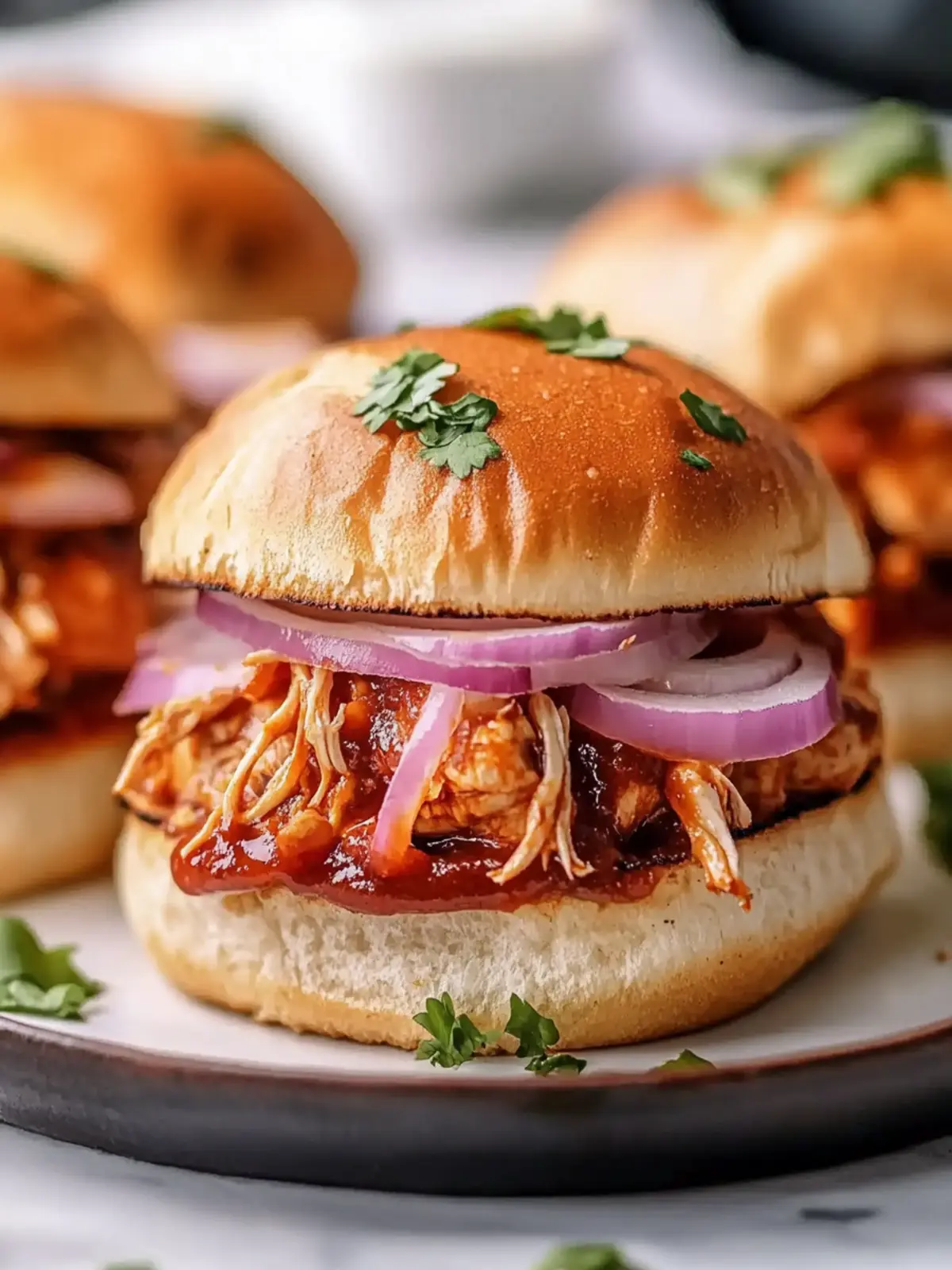 Classic BBQ Chicken Sliders