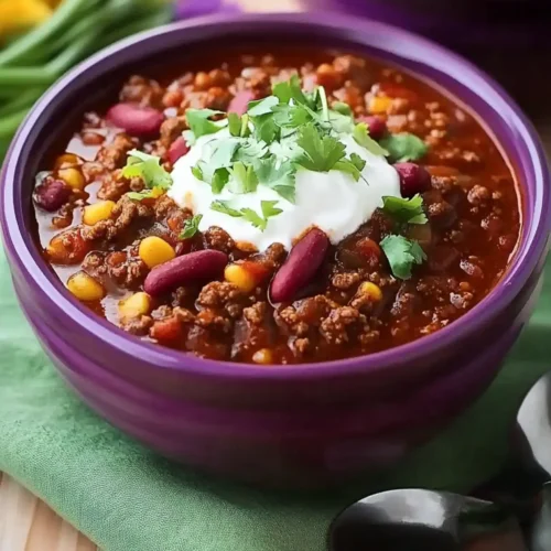 Spicy Classic Beef Chili