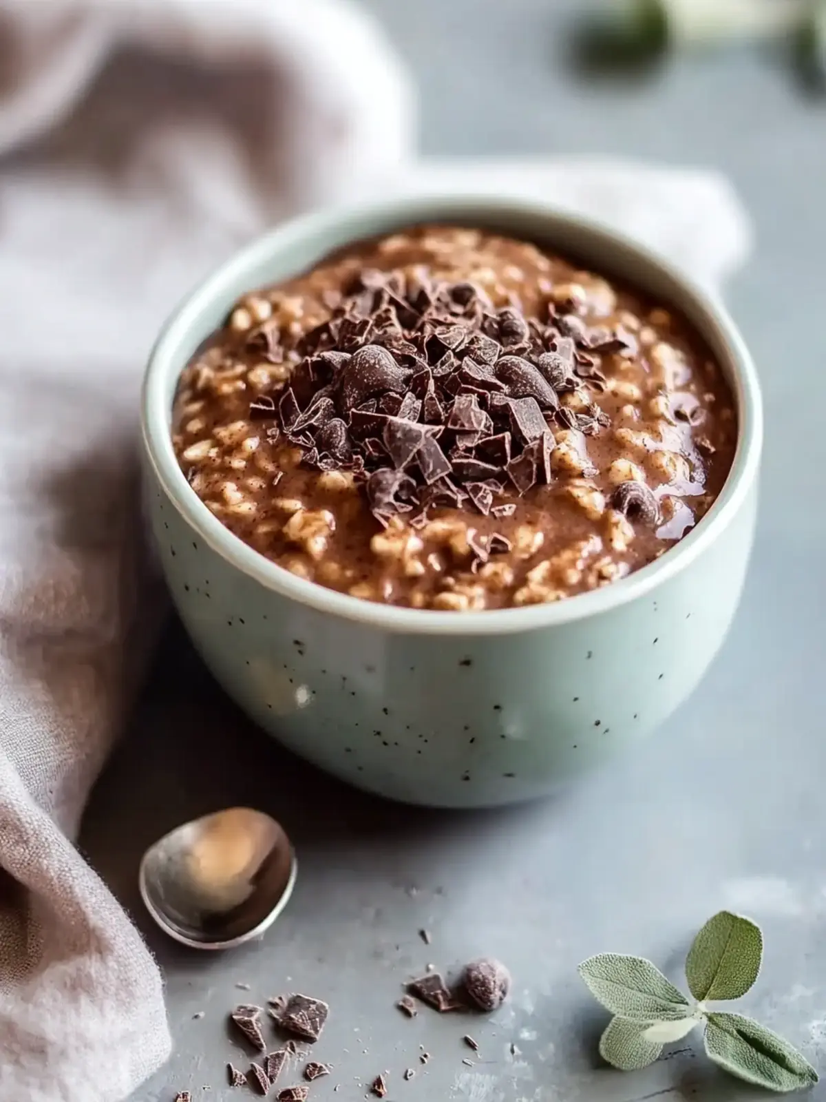 Gluten-Free High Protein Chocolate Overnight Oats