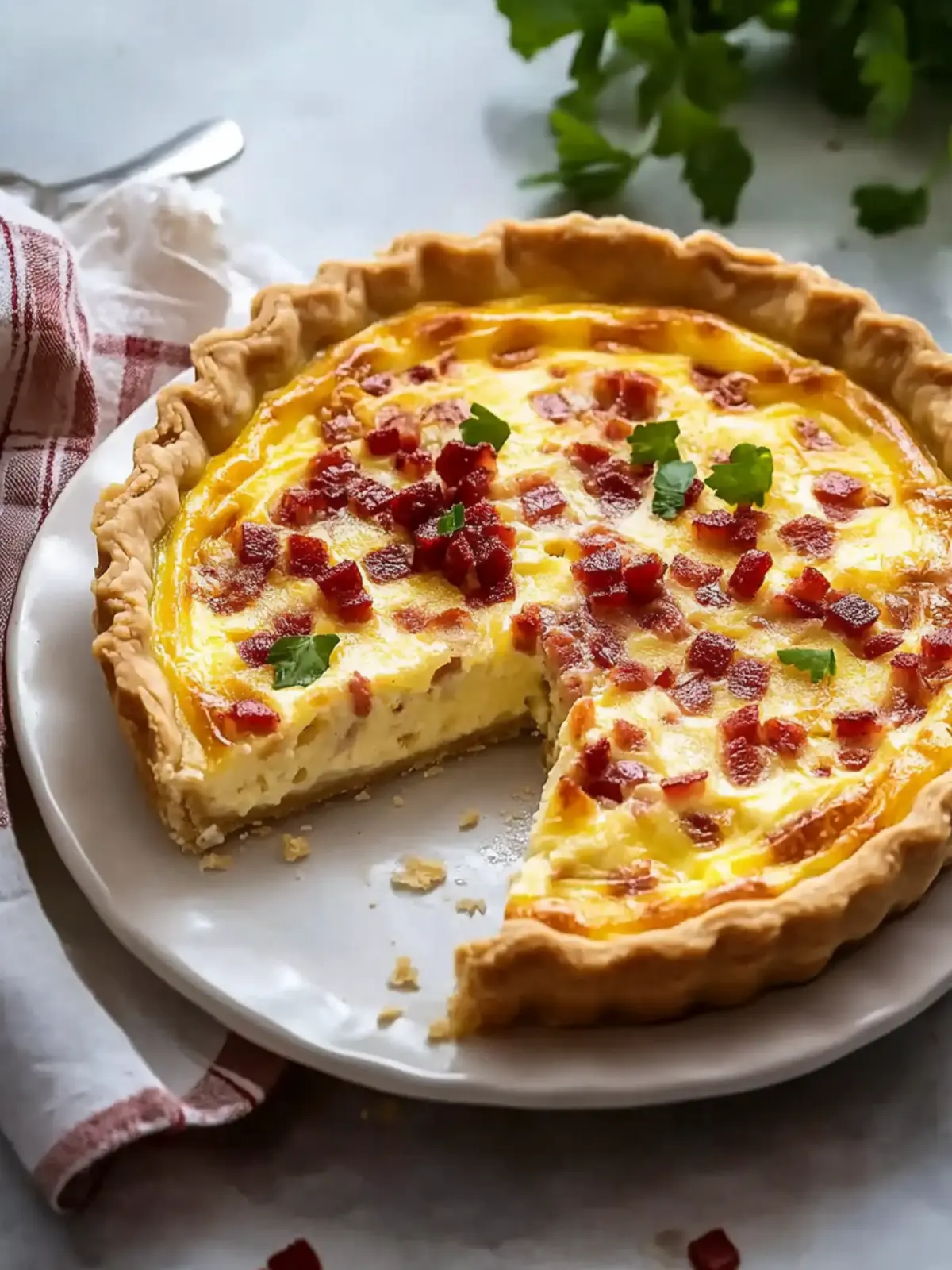 Creamy Quiche Lorraine