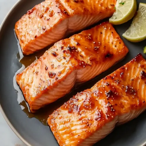 Quick Air Fryer Maple Glazed Salmon