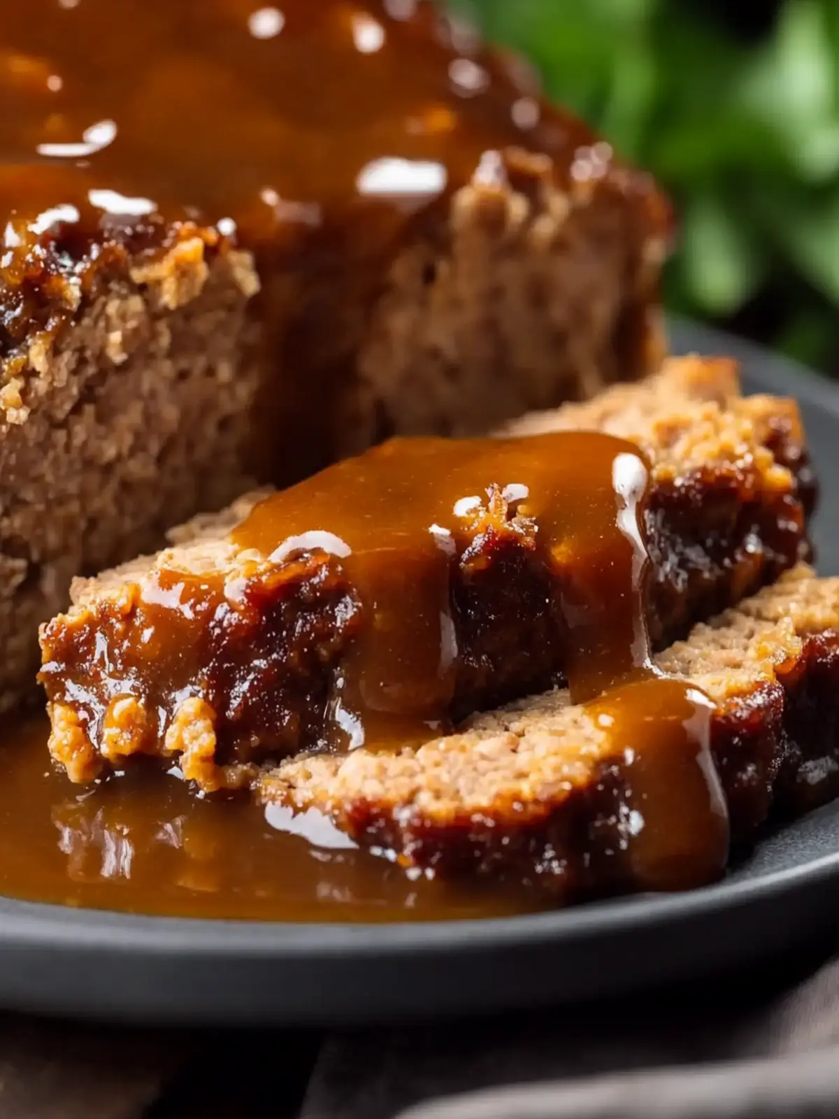 Homemade Meatloaf with Gravy