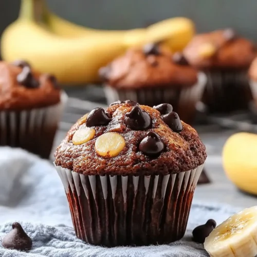banana chocolate chip muffins
