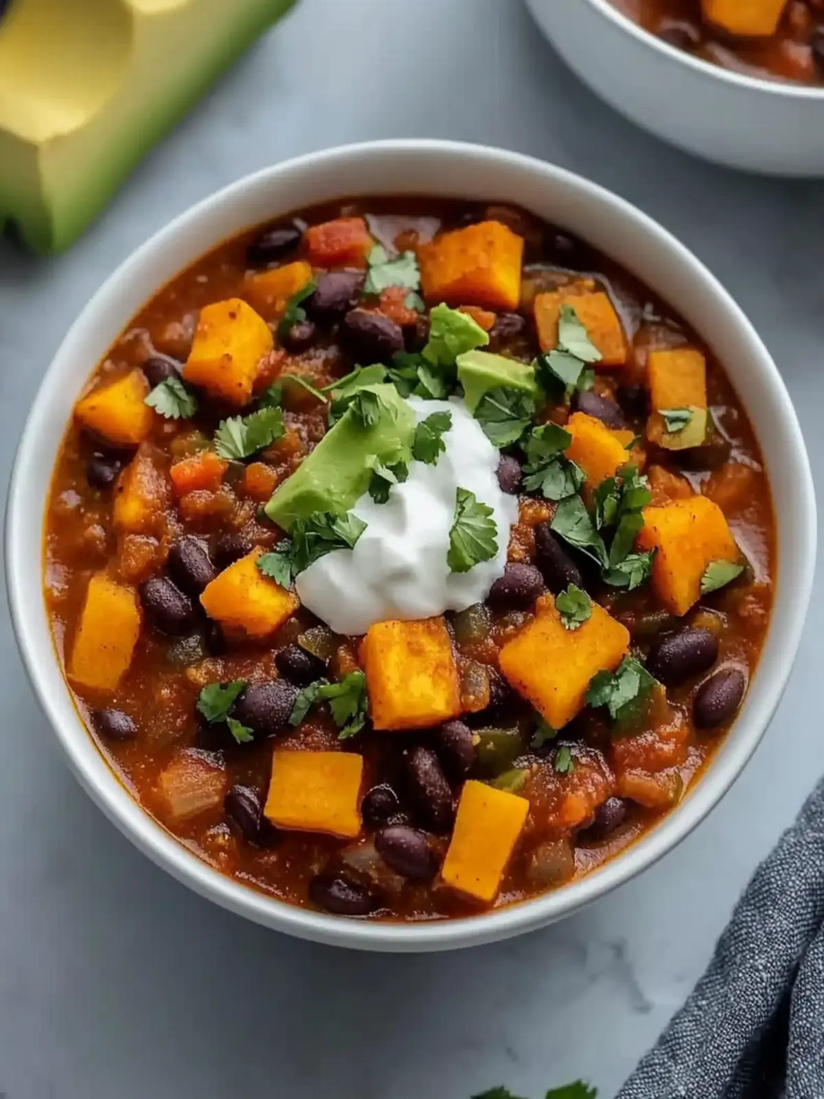 Slow Cooker Sweet Potato Chili