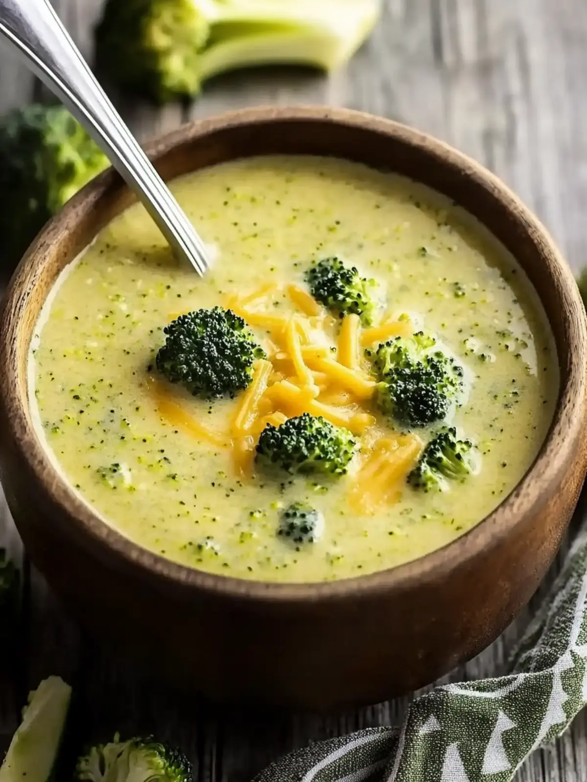 Instant Pot Broccoli Cheddar Zucchini Soup