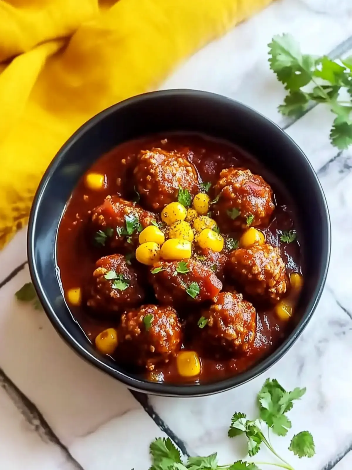 Slow Cooker Chili Meatballs