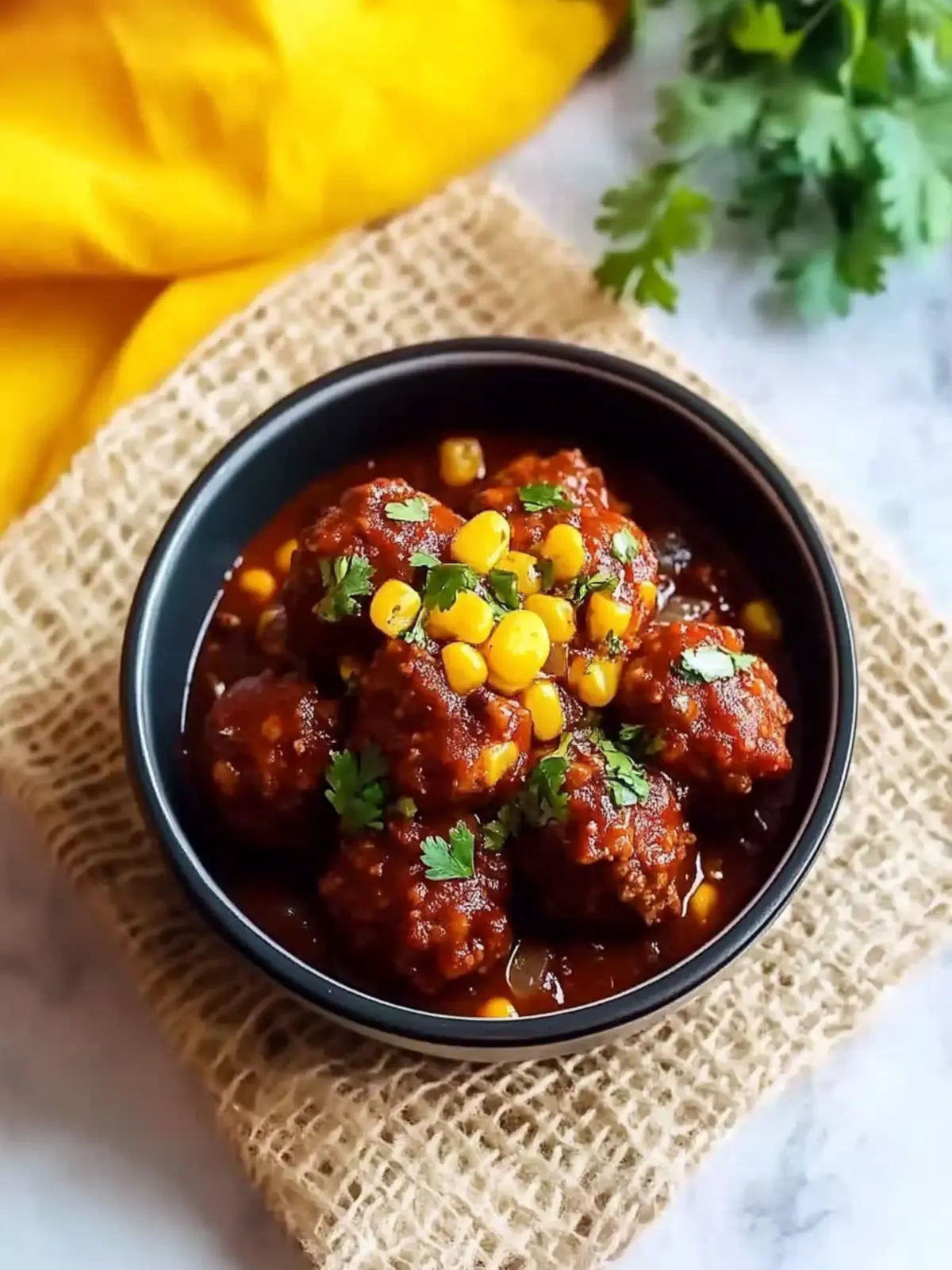 Slow Cooker Chili Meatballs