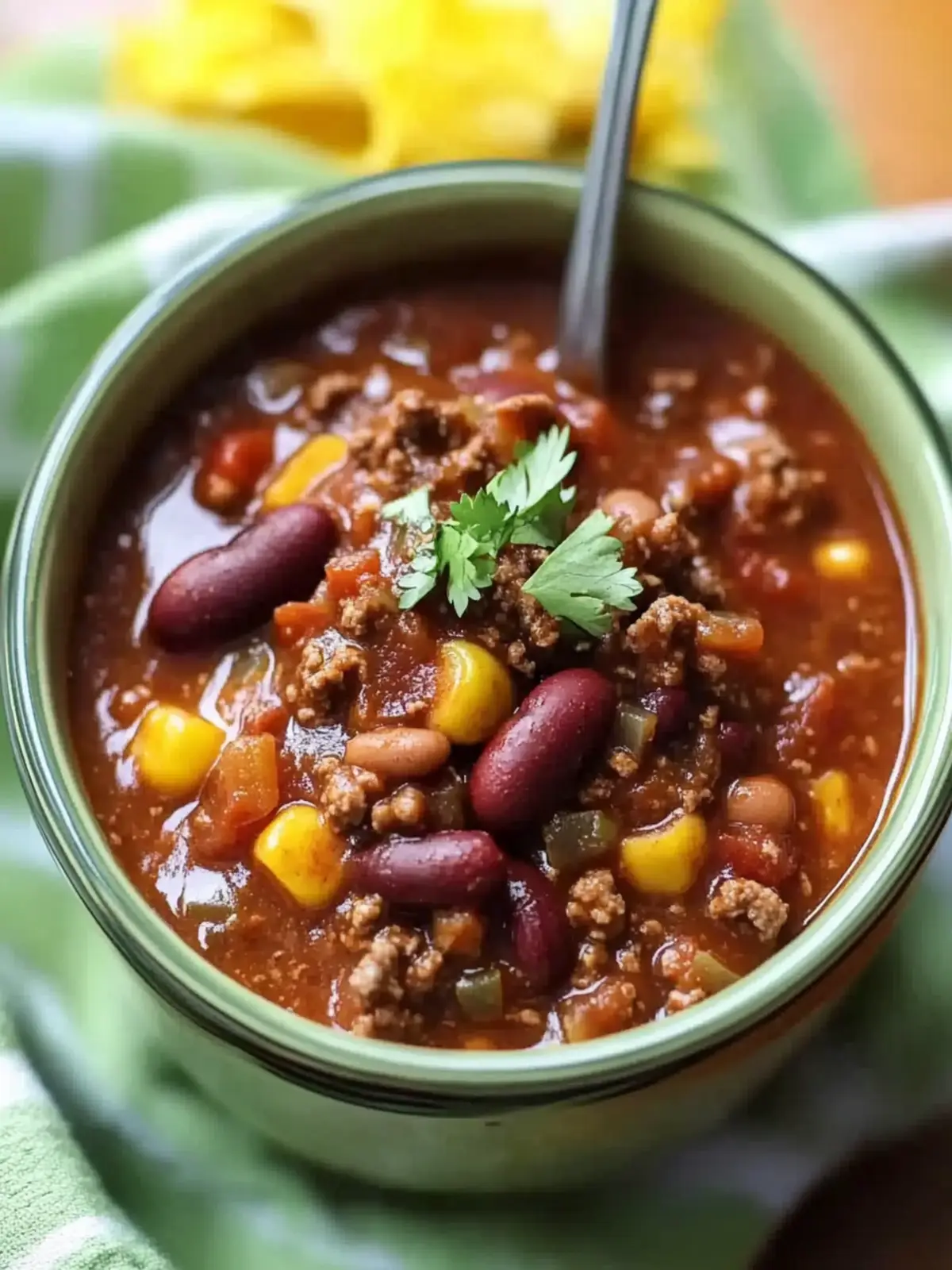Three Bean Beef Chili