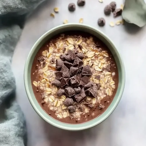 Gluten-Free High Protein Chocolate Overnight Oats