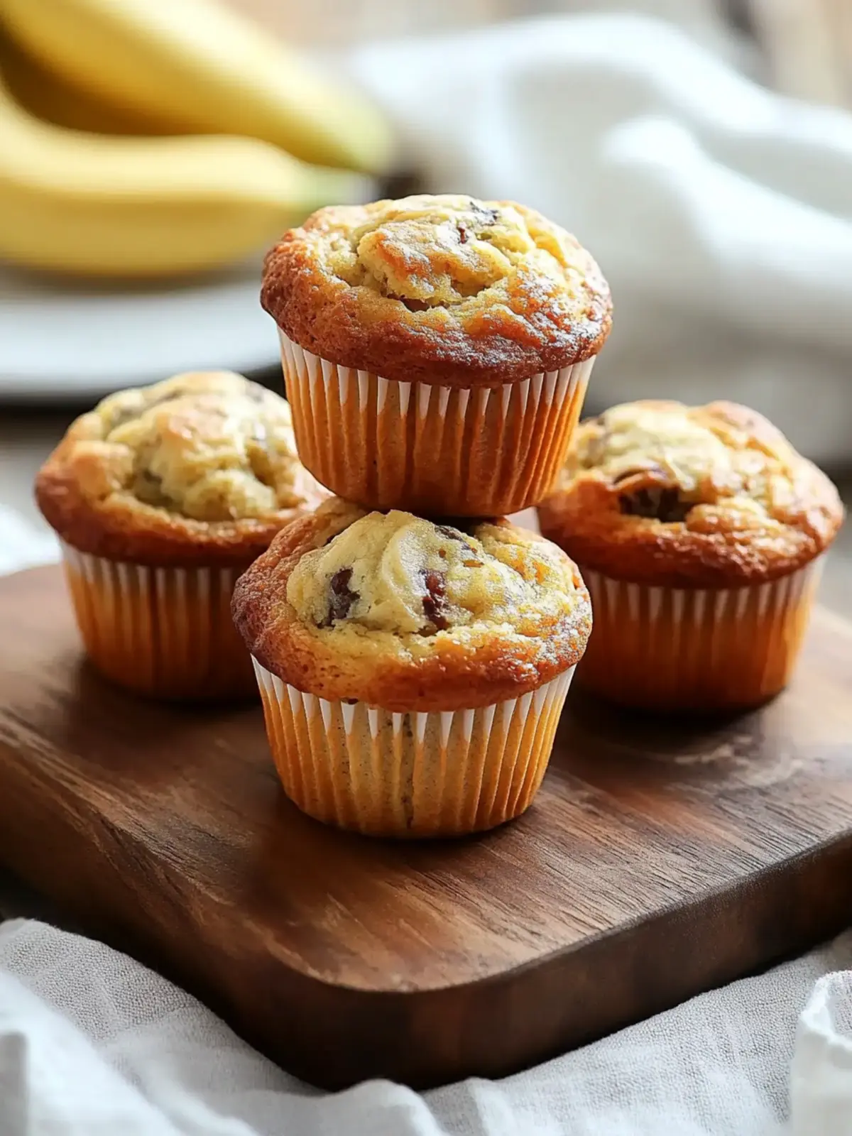 Irresistible Banana Muffins: Quick, Easy, and Kid-Approved