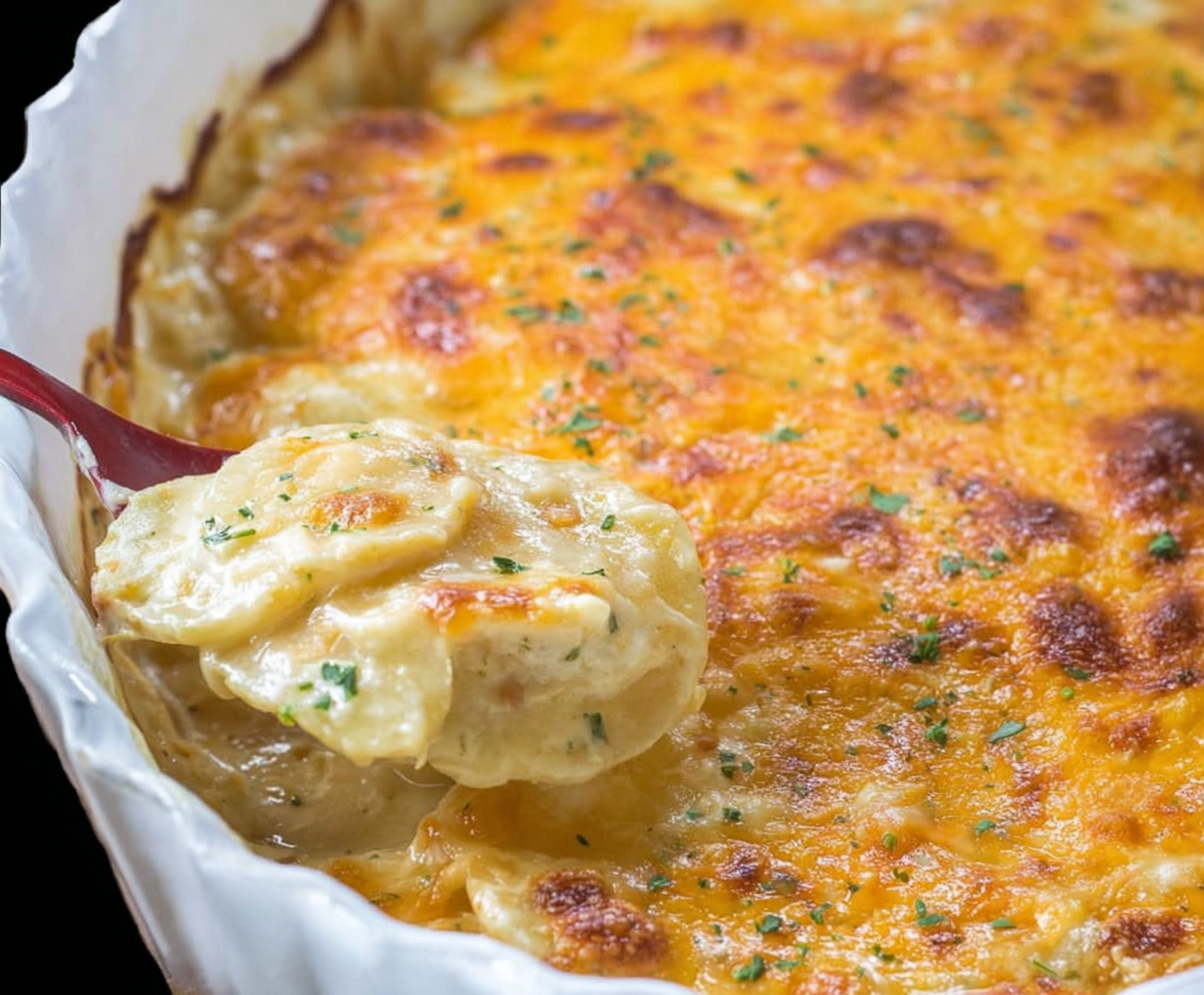 Easy Cheesy Scalloped Potatoes
