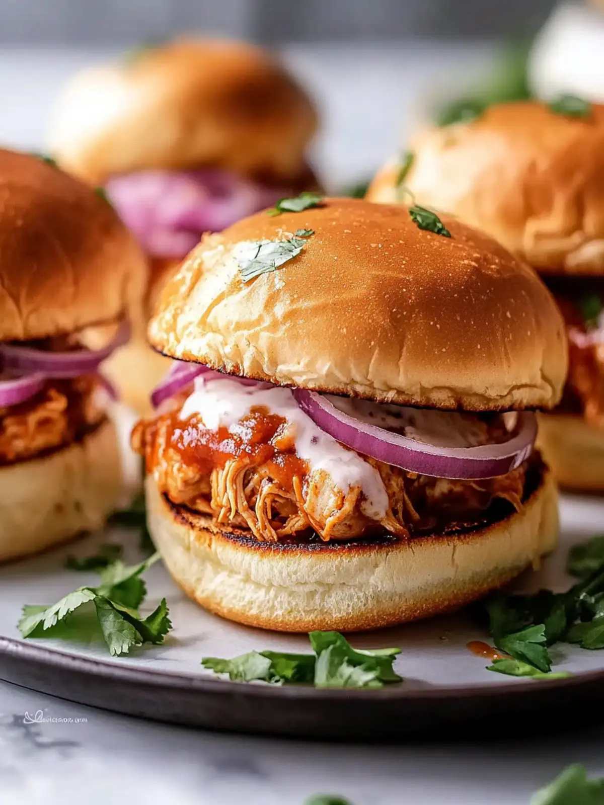 BBQ Chicken Sliders