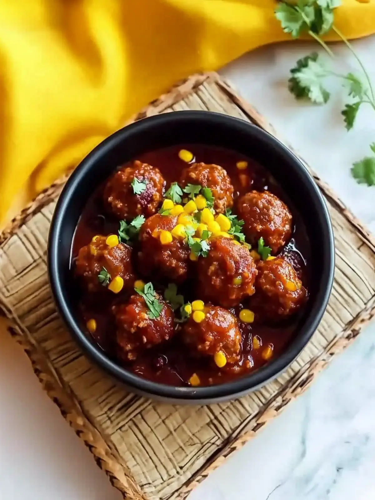 Slow Cooker Chili Meatballs