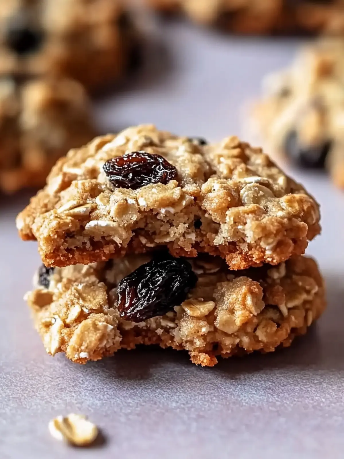 Gluten-Free Oatmeal Yogurt Raisin Cookies