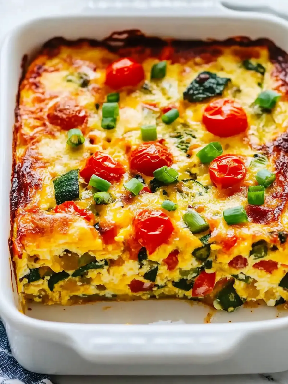 Vegetarian Veggie Egg Casserole