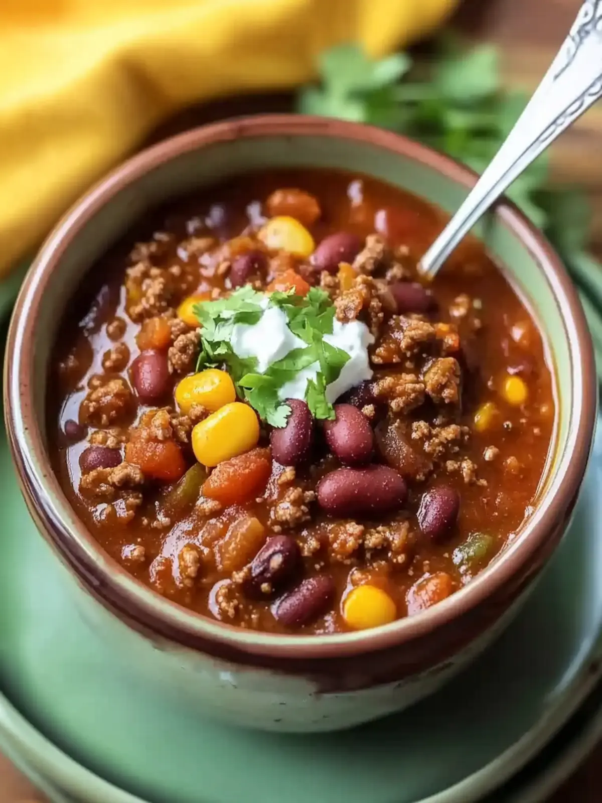 Three Bean Beef Chili