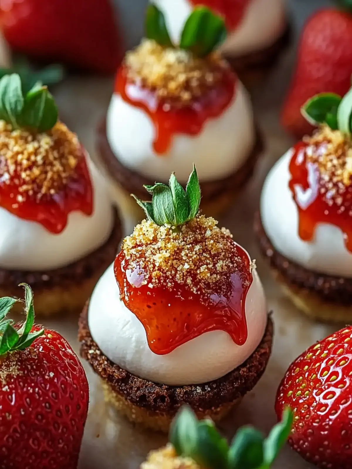 cheesecake stuffed strawberries