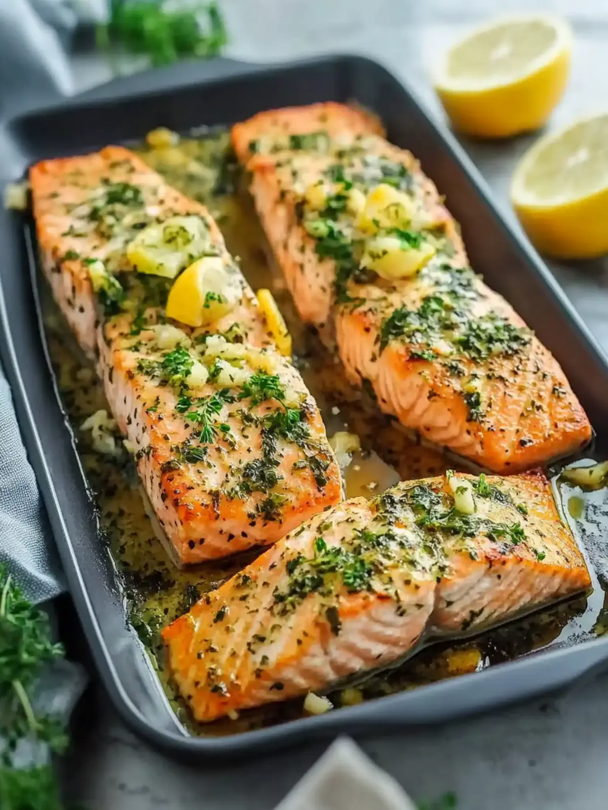 Herb Baked Salmon