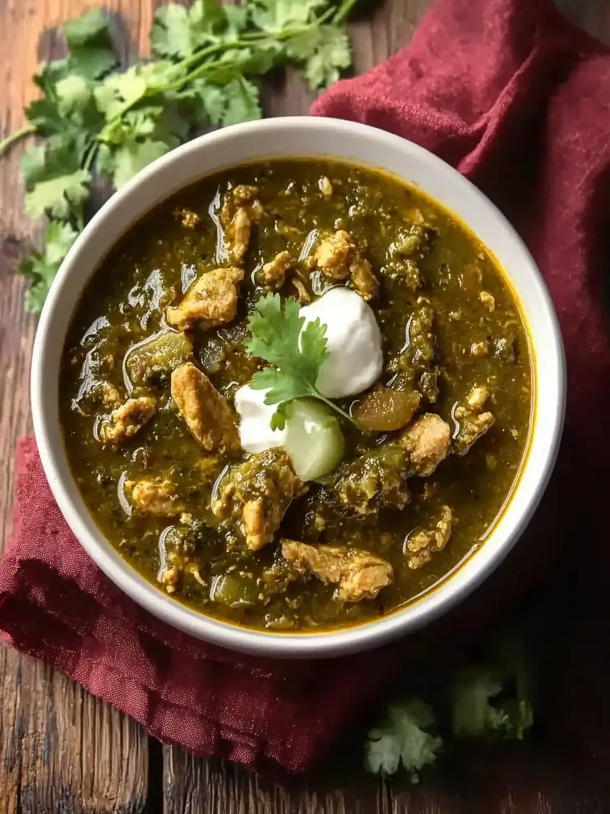 Simple Turkey Chili Verde