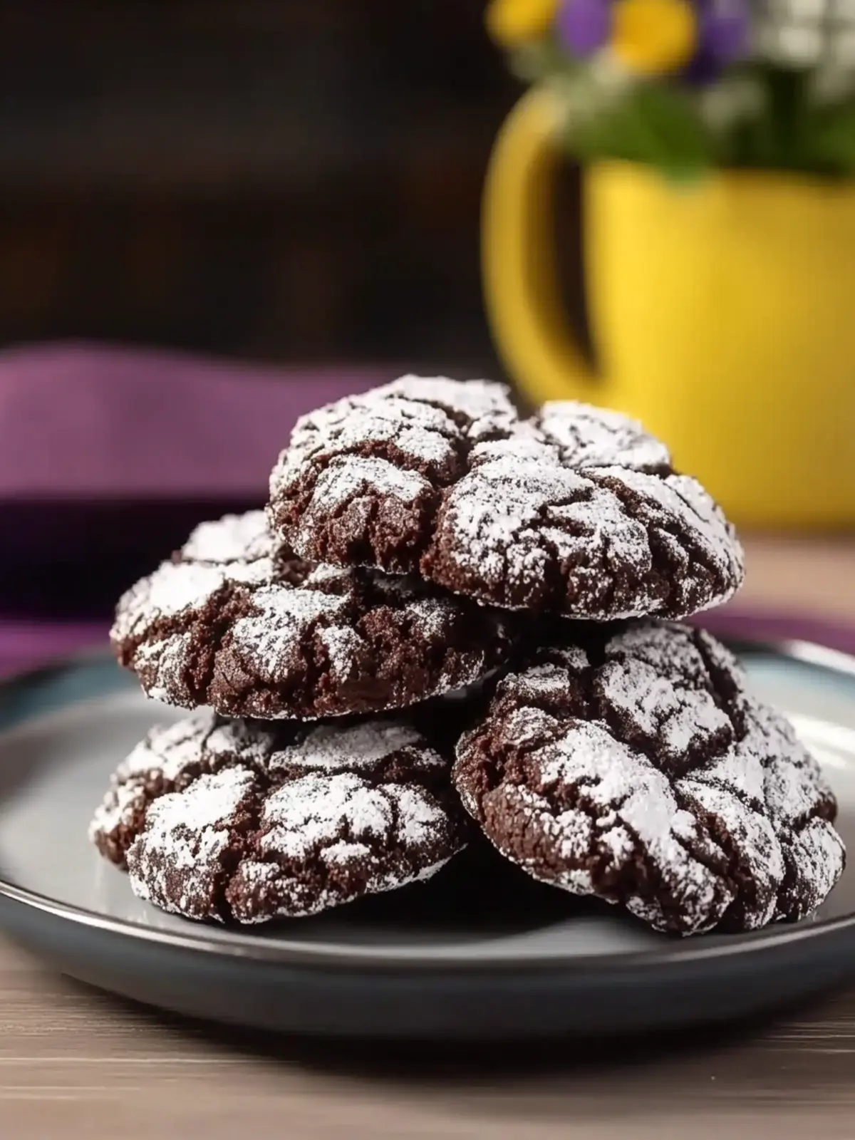 Amish Chocolate Crinkle Cookies