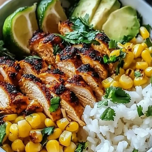 Street Corn Chicken Rice Bowl Recipe