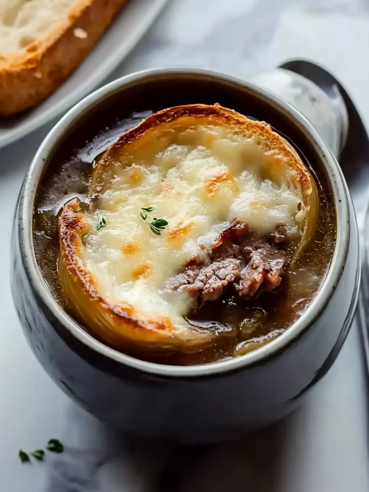 French Onion Soup with Beef
