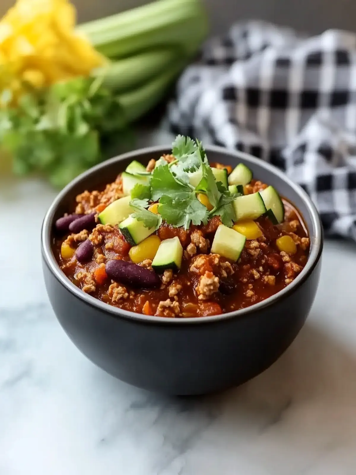 Turkey and Zucchini Chili