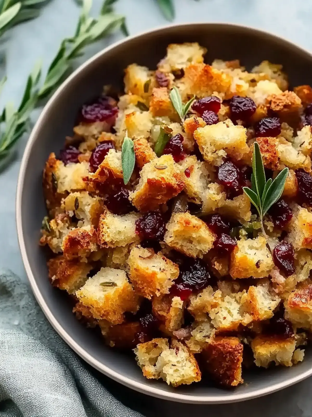 Traditional Cranberry Stuffing
