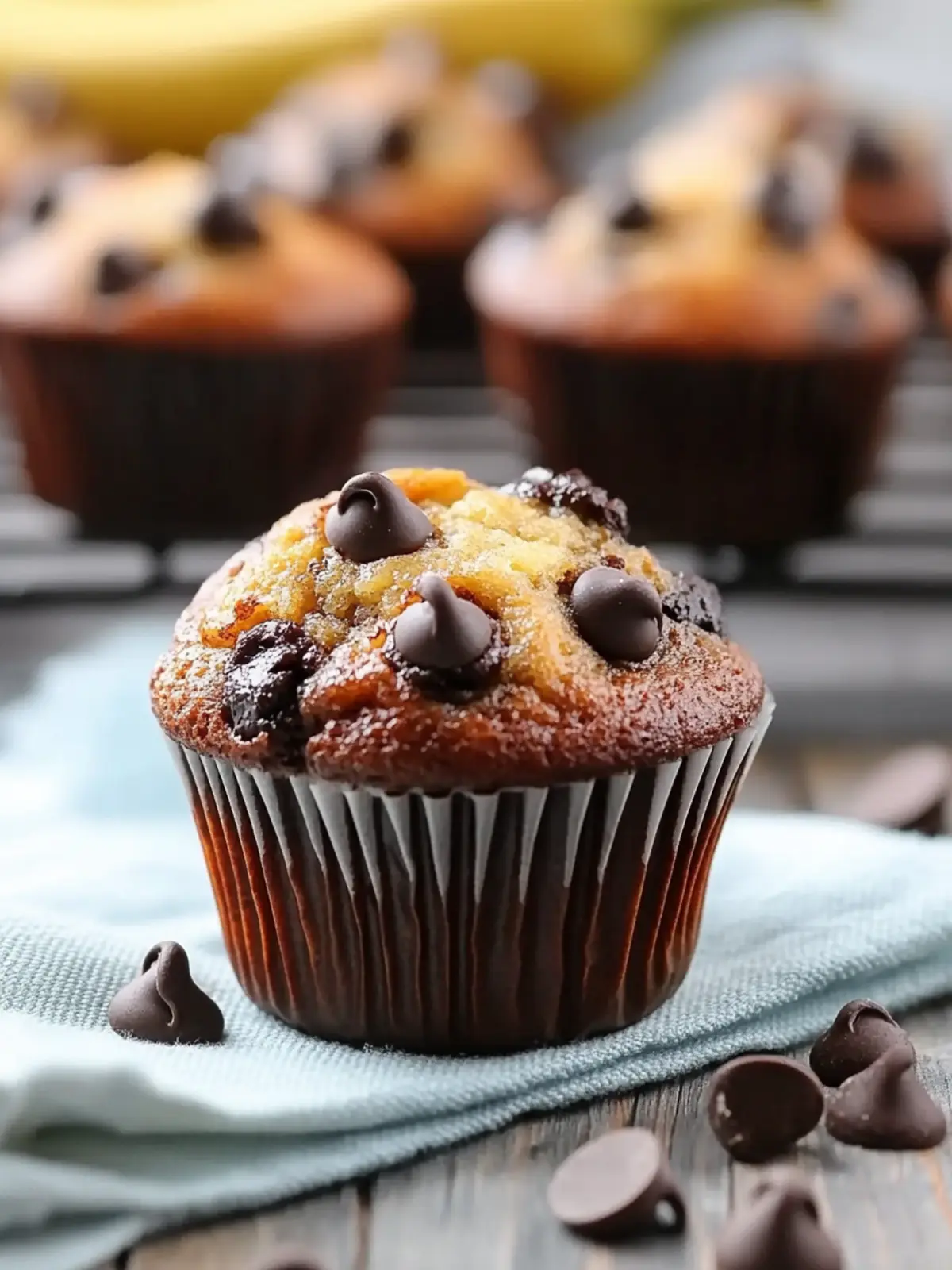 banana chocolate chip muffins