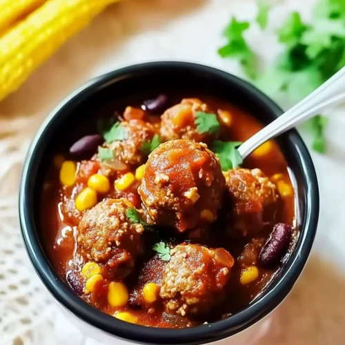 Slow Cooker Chili Meatballs