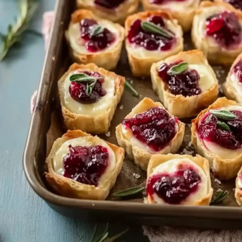 Cranberry Brie Bites