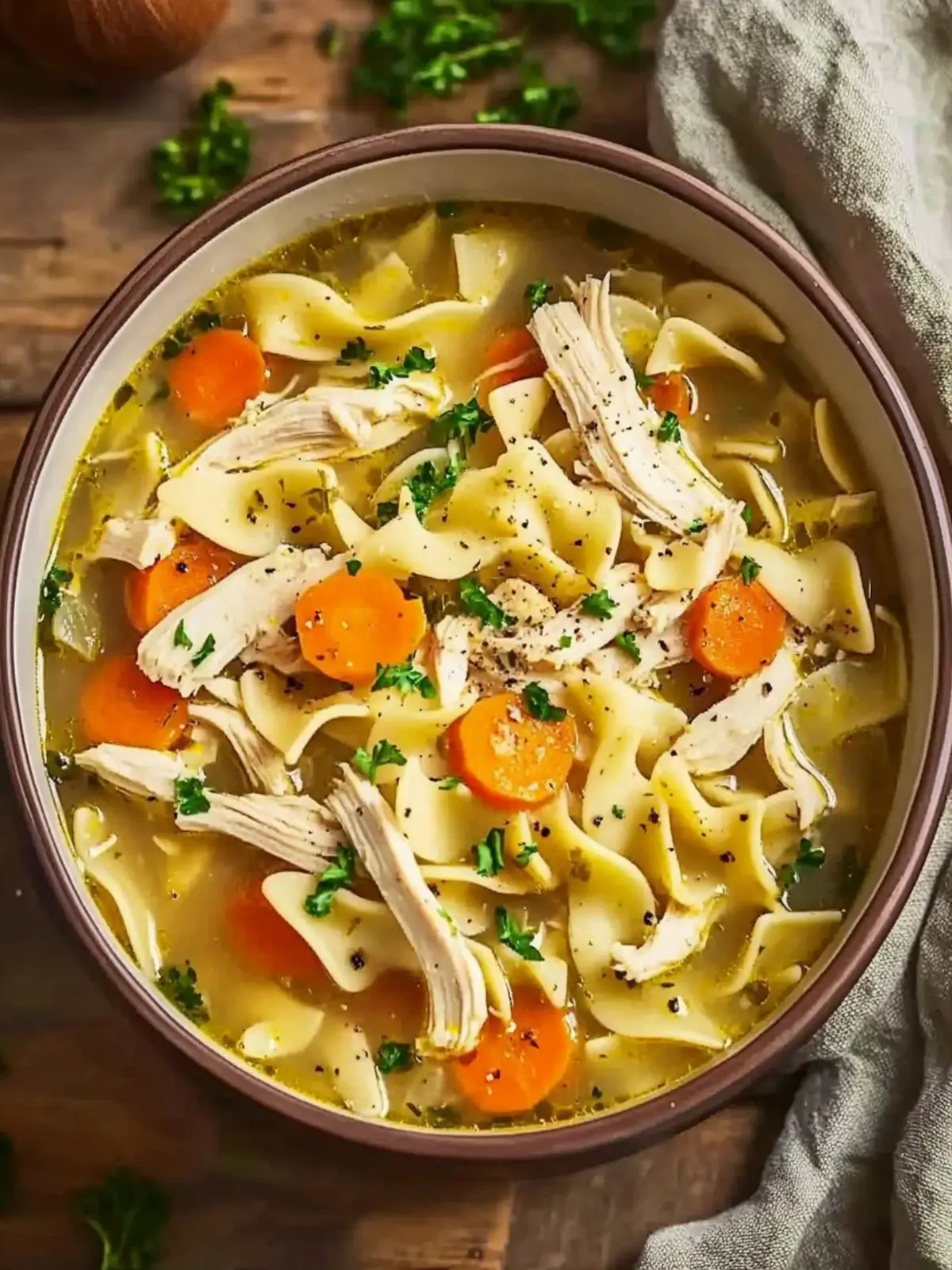 Pot Chicken Noodle Soup