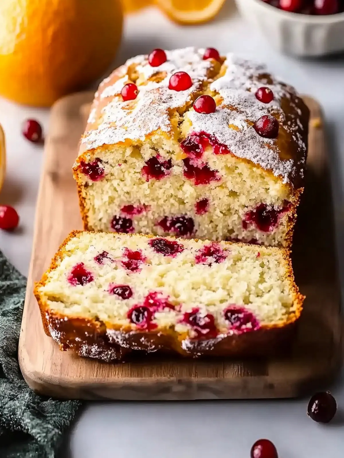 Sweet Cranberry Orange Bread